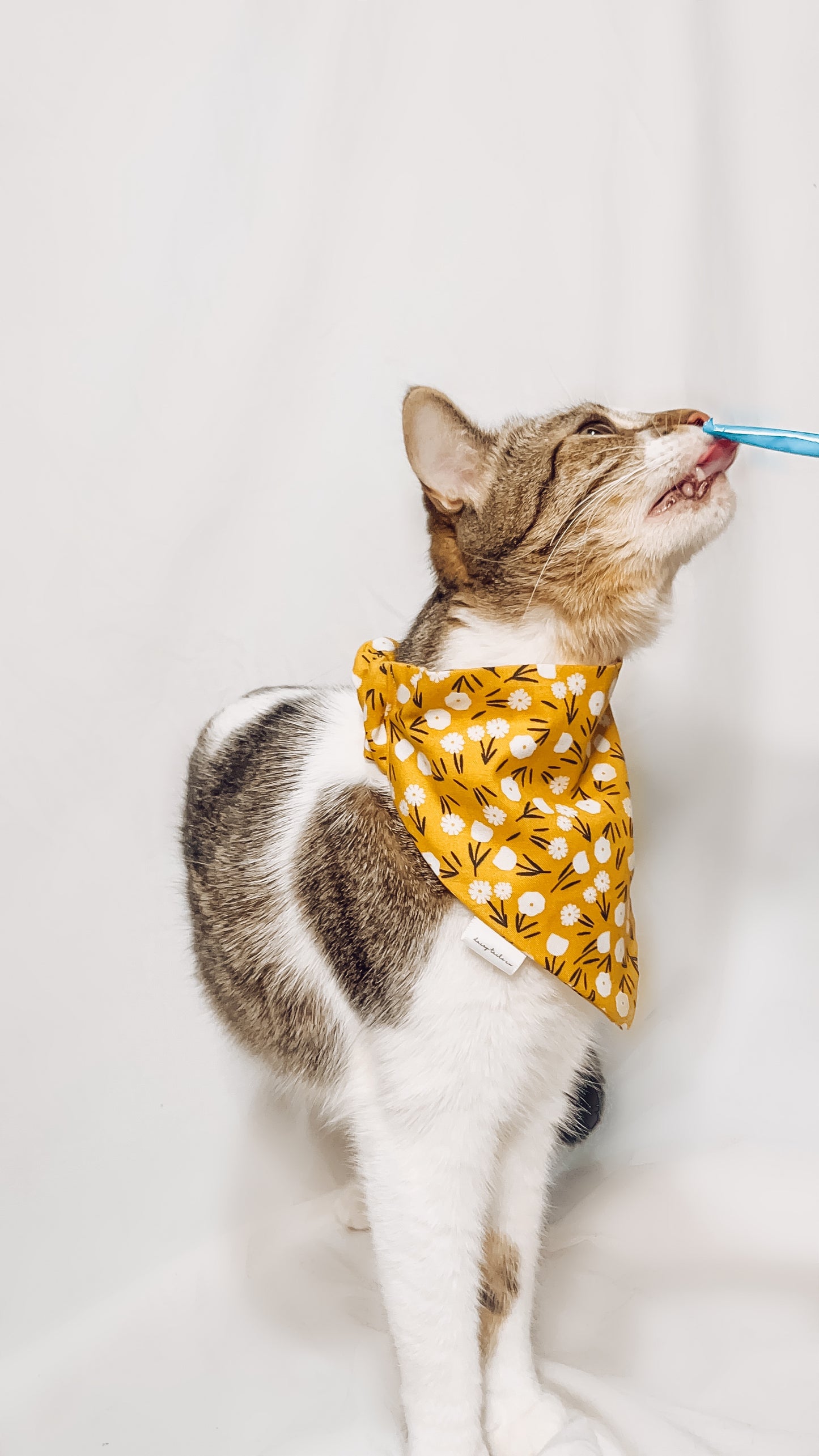 Yellow Floral Bandana