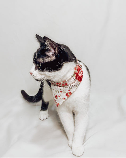 Vintage Rose Floral Bandana