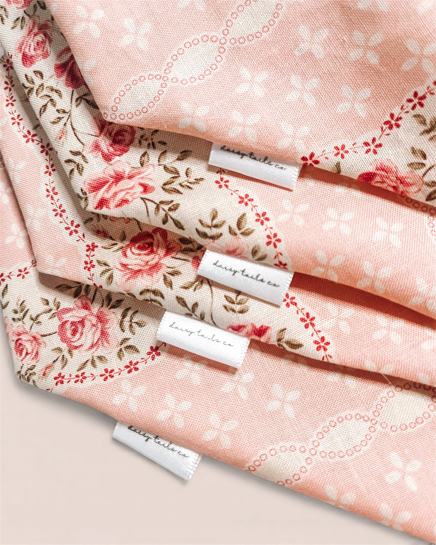 Blush Rose Vintage Bandana