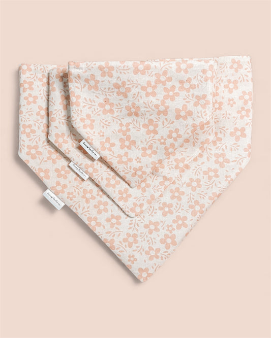 Beige Ditsy Floral Bandana